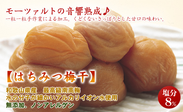 定番お勧め商品 はちみつ梅干(通年販売)